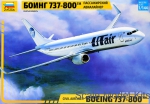 Civil aviation: Civil airliner "Boeing 737-800", Zvezda, Scale 1:144