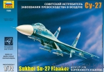 Fighters: Sukhoi Su-27 Russian interceptor-fighter, Zvezda, Scale 1:72