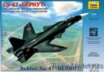 Fighters: Sukhoi Su-47 'Berkut' Russian fighter, Zvezda, Scale 1:72