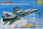 Fighters: Mikoyan MiG-31 Russian modern interceptor, Zvezda, Scale 1:72