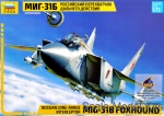 Fighters: Russian long-range interceptor MiG-31B "Foxhound", Zvezda, Scale 1:72