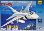 Bombers: Su-24 Russian front bomber, Zvezda, Scale 1:72