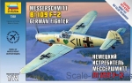 Snap Fit: Messerschmitt Bf.109F-2, Zvezda, Scale 1:72