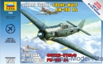 Snap Fit: German fighter Focke Wulf FW-190A4, Zvezda, Scale 1:72