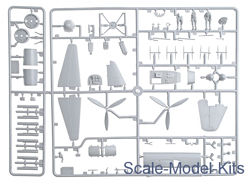 Heavy night fighter Junkers Ju-88G6-Zvezda plastic scale model kit in 1 ...